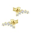Dainty Sparkle Silver Stud Earring STS-7100